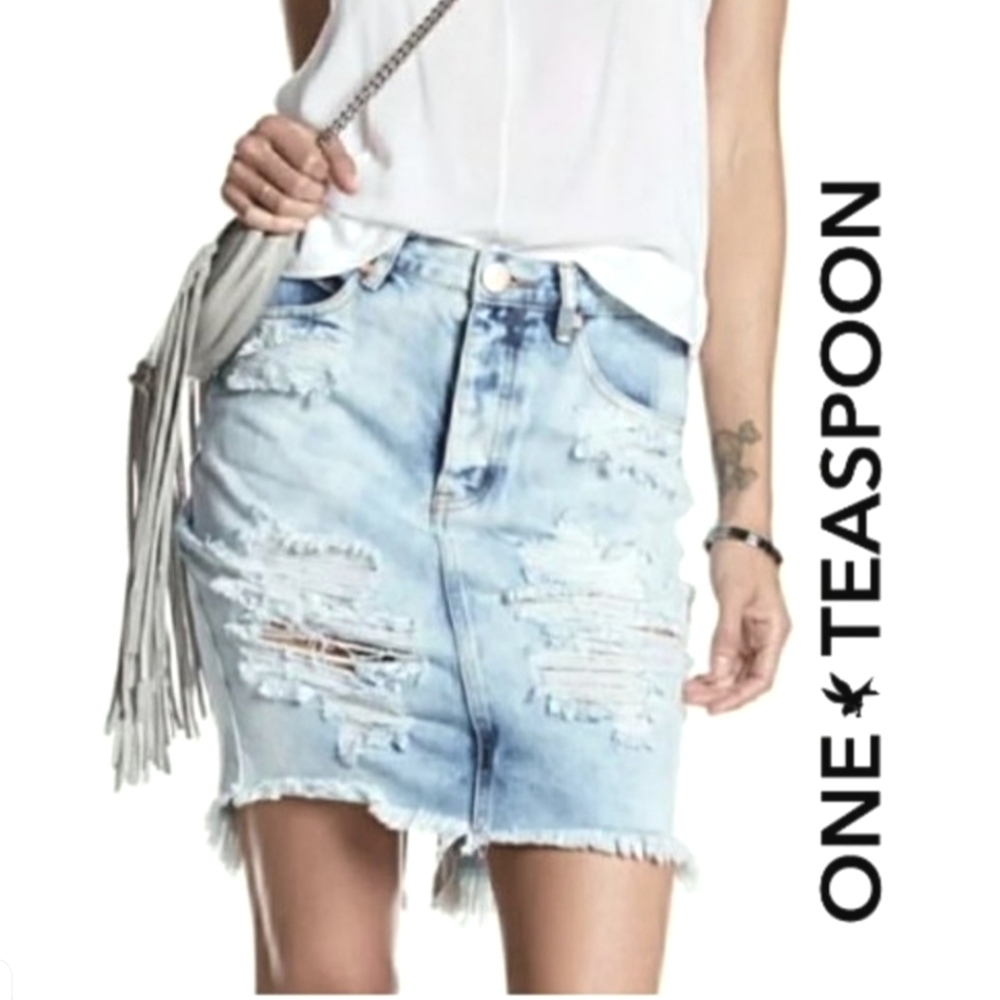 One Teaspoon x 2020 High Waist Skirt